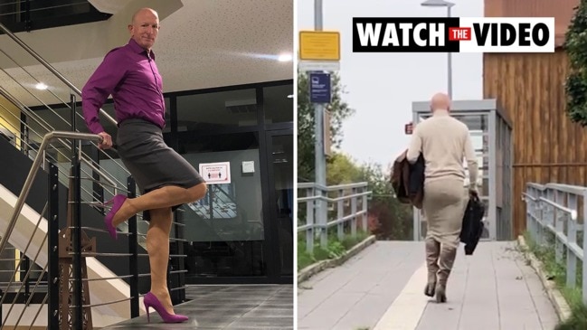 Married dad-of-three wears skirts and heels to work ‘because he can’