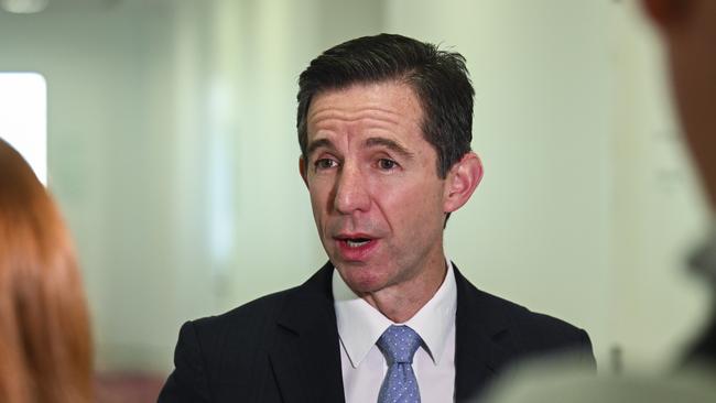 Opposition foreign affairs spokesman Simon Birmingham says the visit to Taiwan is ‘business as usual’. Picture: NCA NewsWire / Martin Ollman