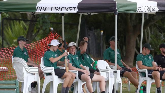 Action from the game between Brisbane Boys College and Toowoomba Grammar. Picture: Tertius Pickard