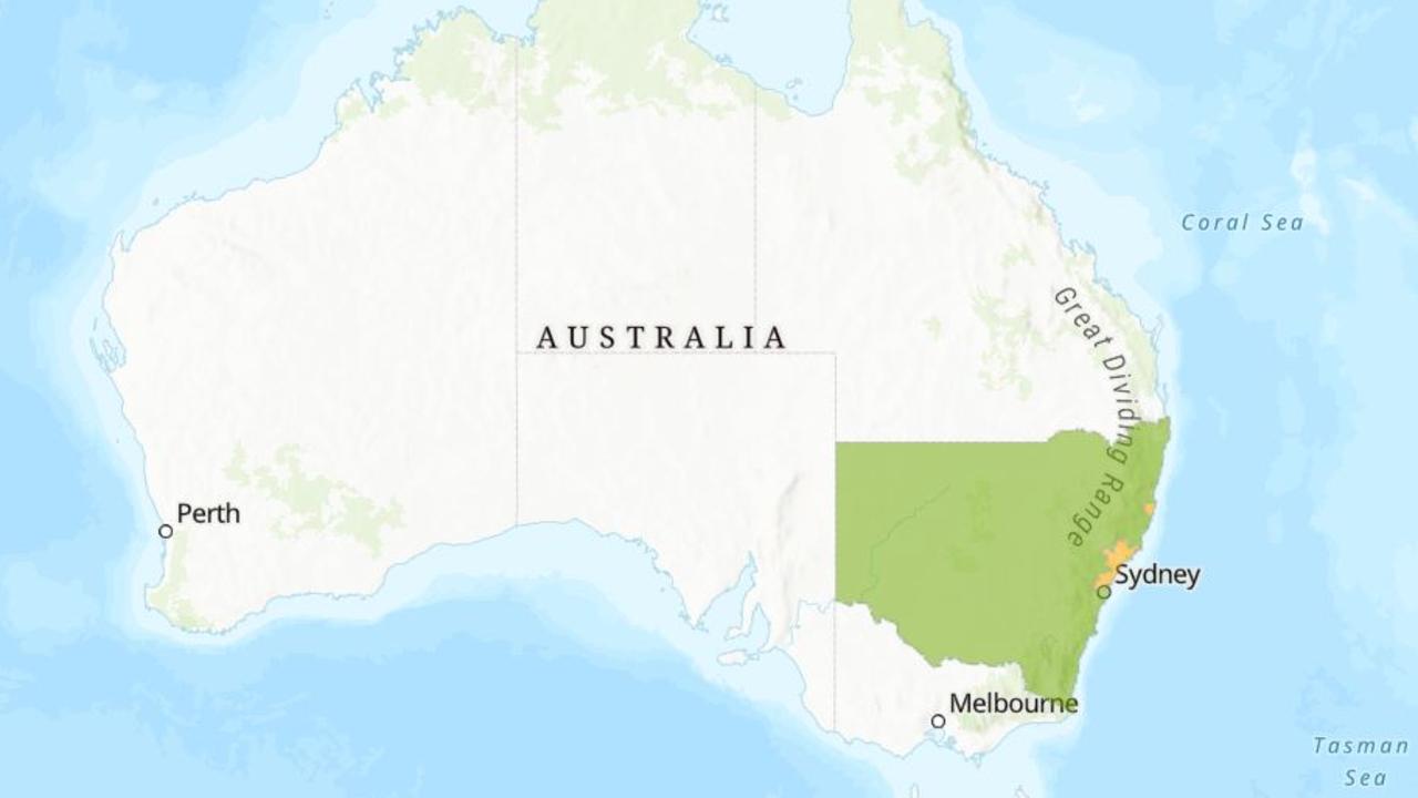 Map shows Australia infiltrated by $70 billion threat