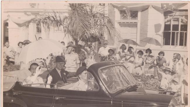 Lillian Jones always treasured this image of the Queen, captured during her 1954 visit to Townsville.