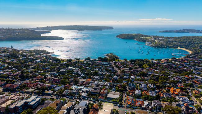 View over site: Robin Khuda’s Ondas development business has bought at 17 Moruben Road, Mosman.