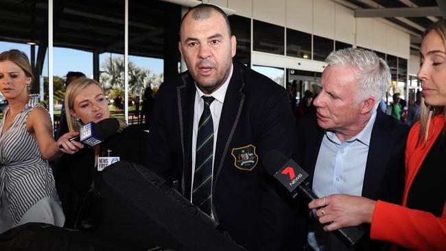 Michael Cheika bowed out after the World Cupfailure.