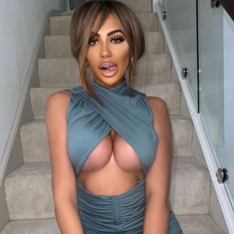 Model who was 'too hot' for TikTok shows off daring underboob