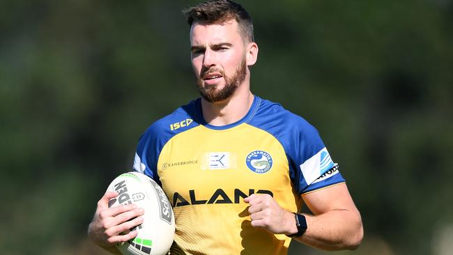 Clint Gutherson is coming off contract but the Parramatta Eels are yet to lock him in. Picture: AAP Image/Joel Carrett