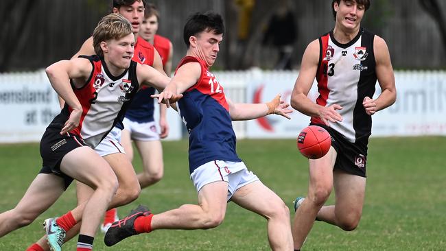 Jordan Williams QAFL colts between Morningside and Surfers Paradise Saturday July 13, 2024. Picture, John Gass