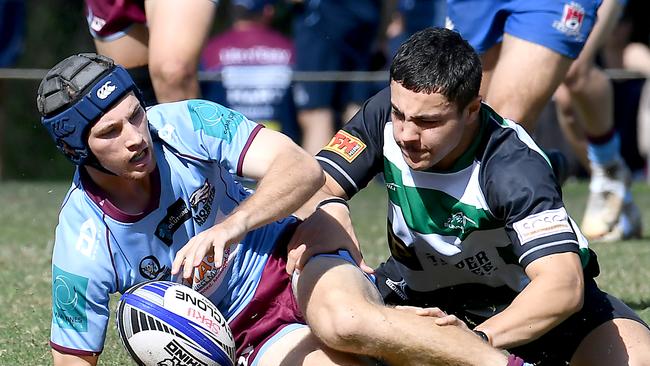 Norths player Hamish Muir Colts 1 rugby union between Sunnybank and Norths. Saturday May 28, 2022. Picture, John Gass