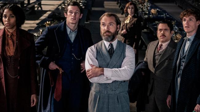 Worrying times all-round in Fantastic Beasts: The Secrets of Dumbledore. Picture: Supplied.