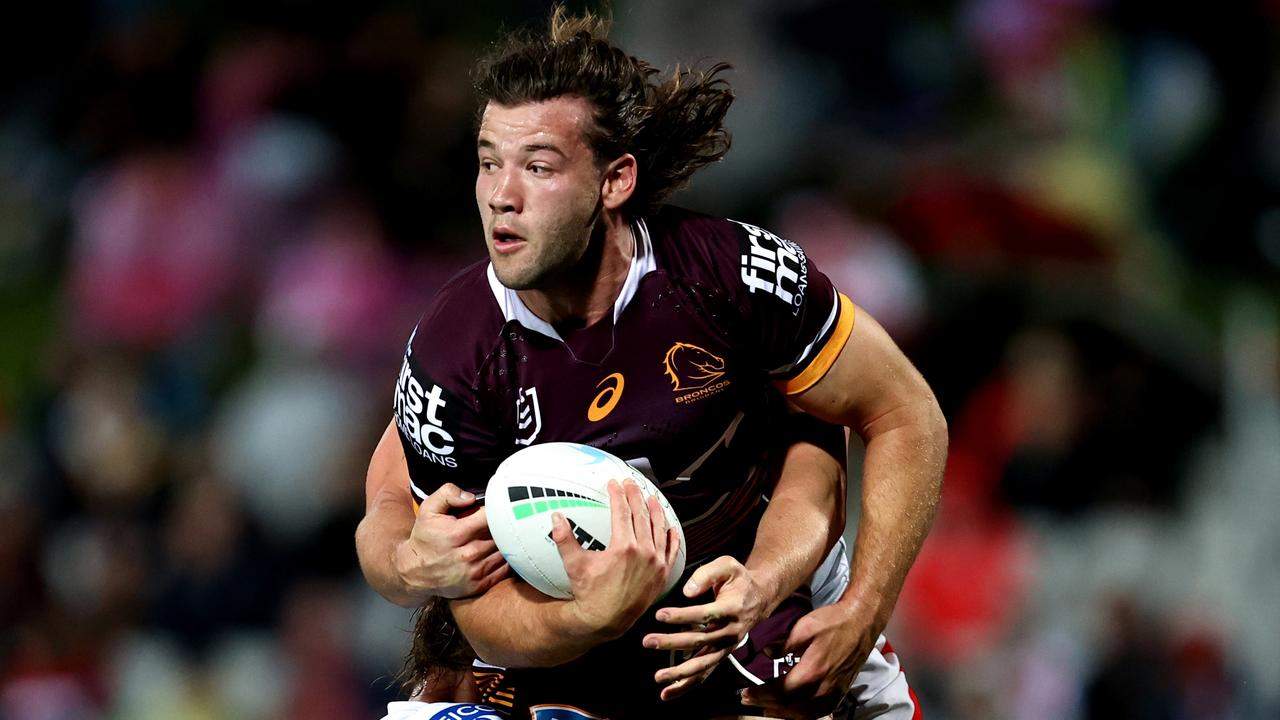 Patrick Carrigan was unable to inspire a final-round victory for the Broncos. Picture: Brendon Thorne/Getty Images