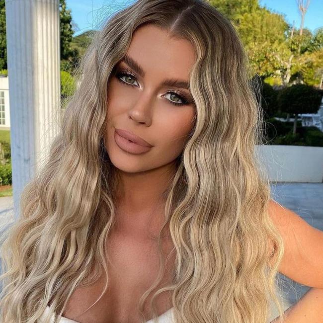 Australian reality star and influencer Skye Wheatley recently underwent a ‘fox eye’ surgery in Turkey. Picture: Instagram