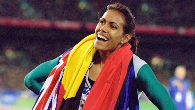 Cairns can play a key role in the search to find Queensland’s next Cathy Freeman ahead of the 2032 Brisbane Olympics, Sport Minister Michael Healy says. Credit: Nick Wilson/Allsport