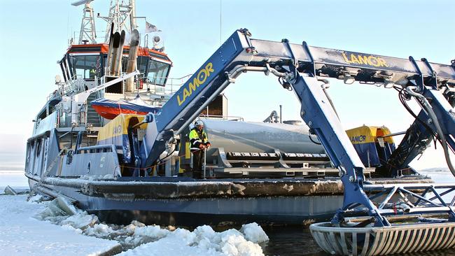 Building vessels like the Antarctic icebreaker will help avert the shipbuilding ‘‘valley of death’’. AFP PHOTO / Sam Kingsley