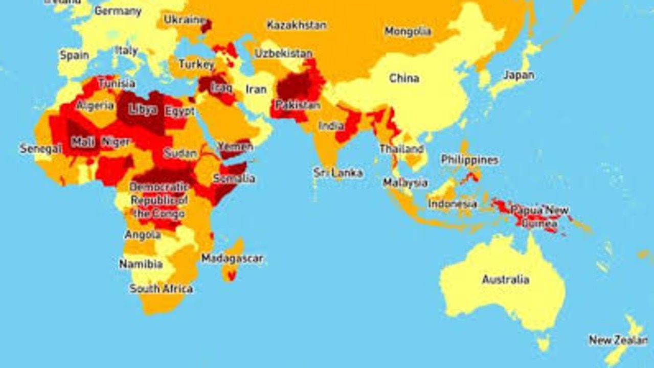 dangerous countries to travel too