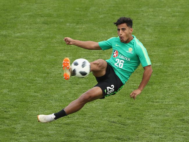 Arzani is the youngest player in Russia, but is a special talent. pic: Getty