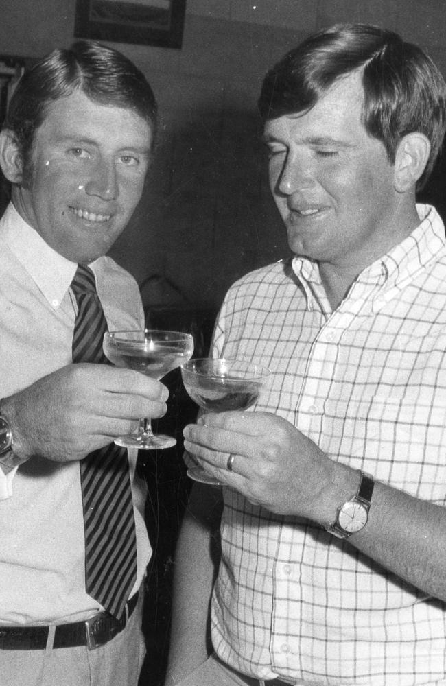 Ian Chappell and Keith Stackpole in 1971.