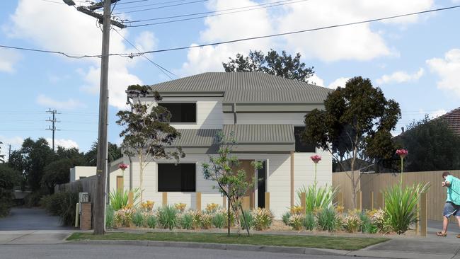 A render of units to be built under the $1B Social Housing Growth Fund. Picture: Supplied