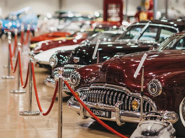 Inside the Gold Coast Motor Museum at Upper Coomera. Picture: Gold Coast Motor Museum