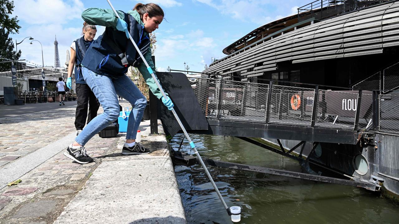 Water samples show the water is still too polluted for swimming in. Picture: Bertrand Guay / AFP)