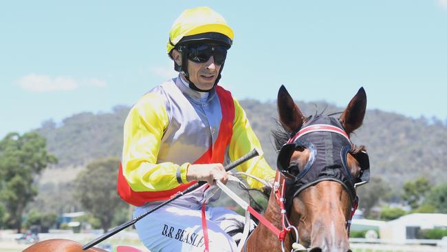 Danny Beasley looks set for a good day at Albury where he rides a number of strong chances for trainer Mitch Beer. Picture: Getty Images