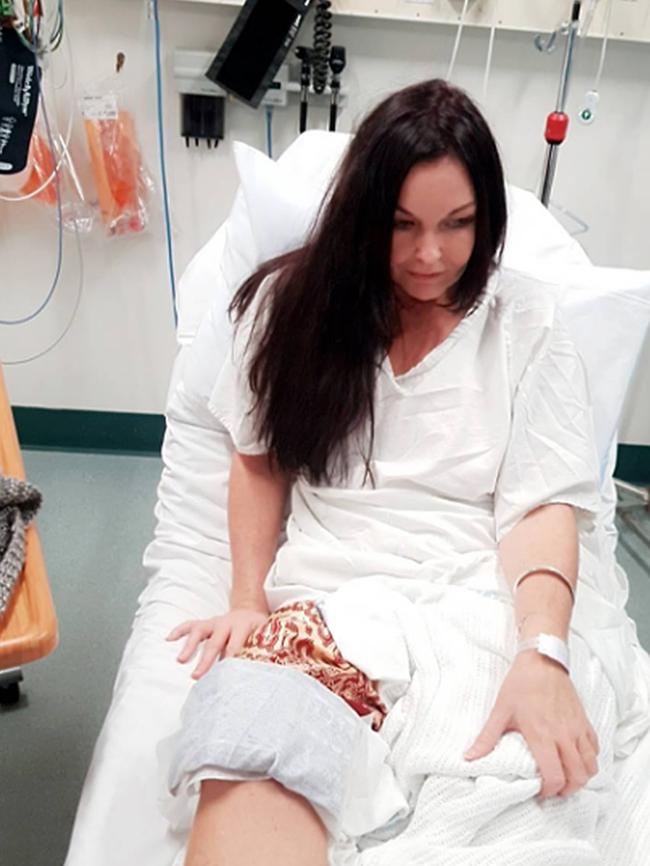 Instagram photo of Schapelle Corby in hospital. Picture: Schapelle Corby/Instagram