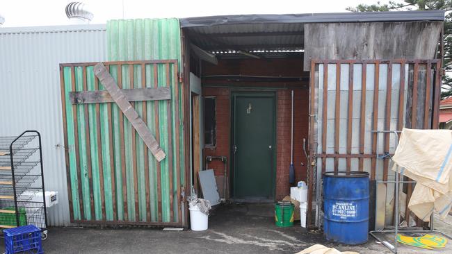 The back of the bakery. Picture: John Grainger