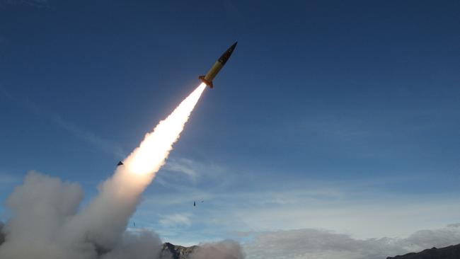 Russia’s threat was prompted by Ukraine’s use of US made long range ATACM missiles. Picture: AFP.