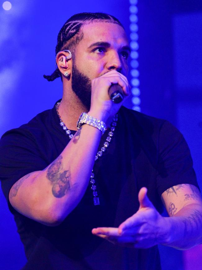 Drake on stage. Picture: Prince Williams/Wireimage