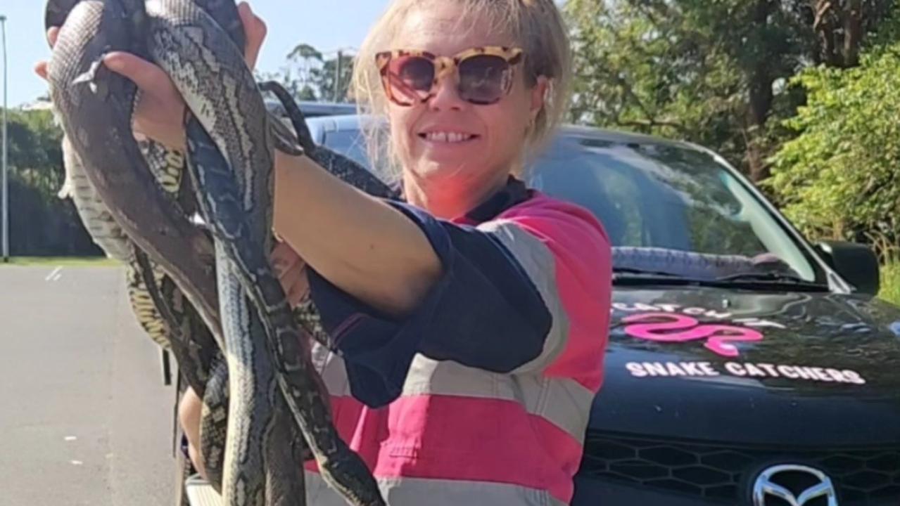 Passionate Tweed snake catcher Sarah Mailey. Picture: Supplied.