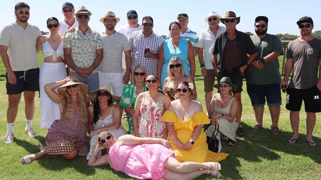 The Joe Carpinteri Clan attend the 2024 Echuca Cup races Picture: Brendan Beckett