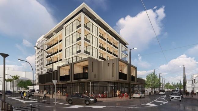 Taplin Group's new $50m 5-star hotel on the corner of Colley Terrace and Jetty Road. Picture: Supplied