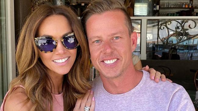 Kyly Clarke and James Courtney going strong. , , kylyclarke's profile picture, kylyclarke, #today • So many reasons to smile @jcourtney • the laughter never stops  #Jaly