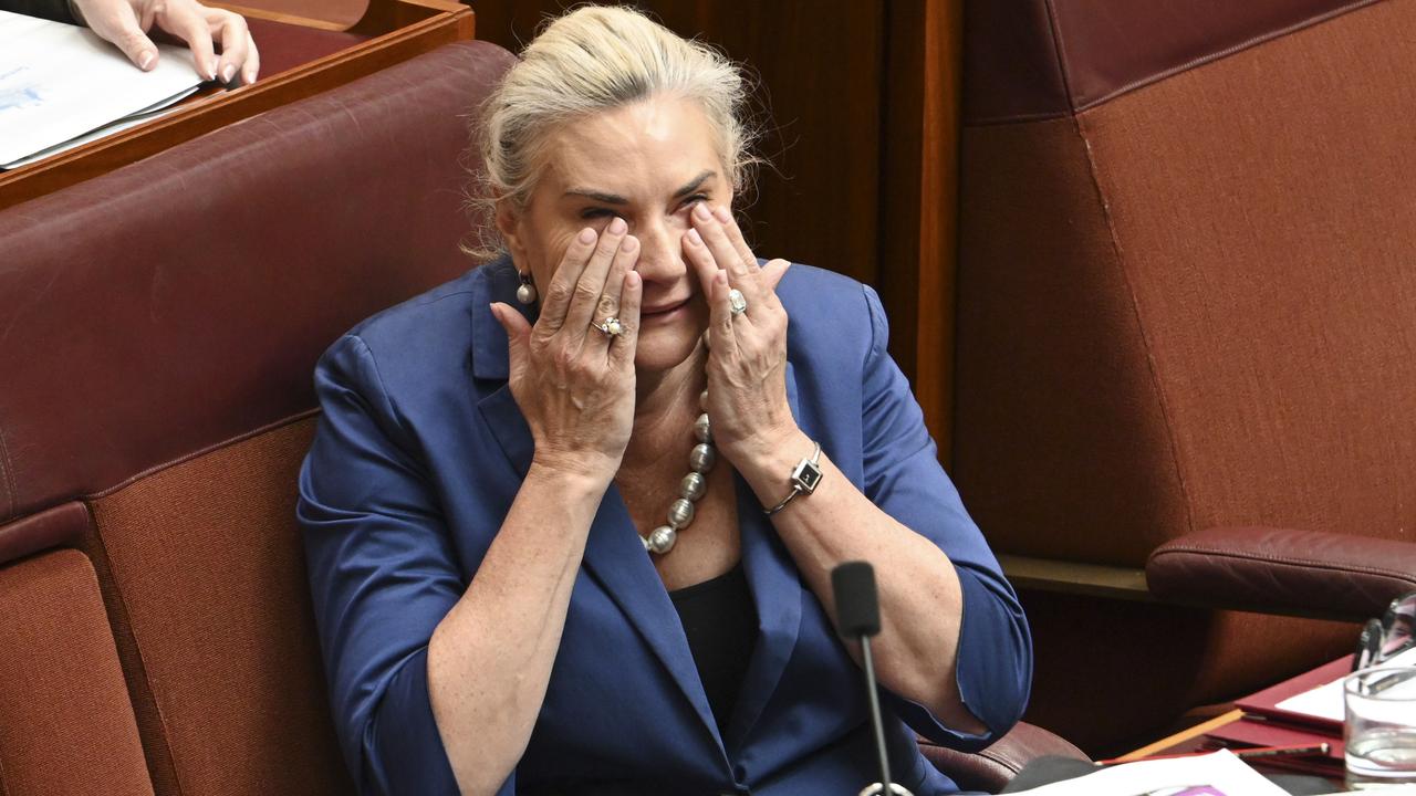 Liberal Senator Hollie Hughes said while the Coalition was not entirely convinced by the NDIS bill, it would not stand in the way of the good elements. Picture: NewsWire / Martin Ollman