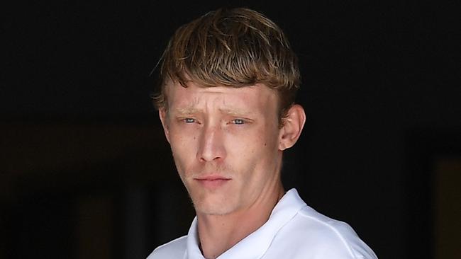 Angus Peter Harry leaves Maroochydore Court House. Picture: Patrick Woods.