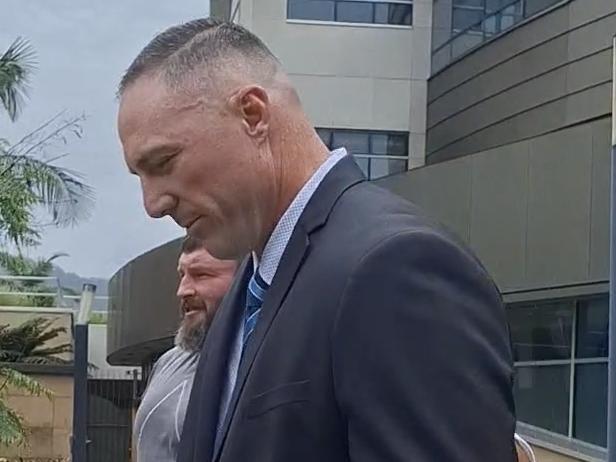 Travis Paul Pocock leaving Coffs Harbour local court on Tuesday November 19.