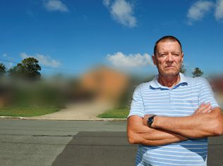 Terry Edwards lives near a housing commission complex in Currimundi and is sick of the unruly behaviour that affects the street. Picture: John McCutcheon