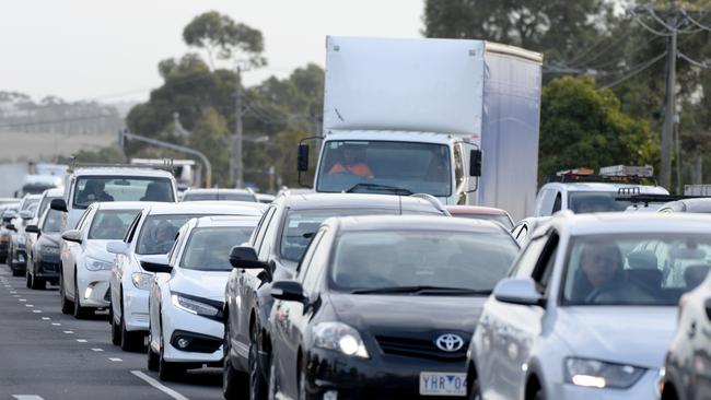 One aim of the rail link is to reduce congestion on the Tullamarine Freeway.