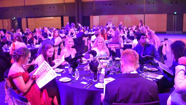 More than 100 students attended the Sarina State High School formal at the MECC, Mackay, on Thursday November 19. Picture: Zizi Averill