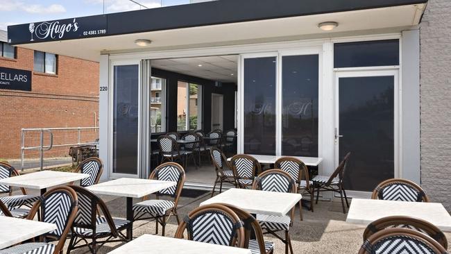 Indoor and outdoor seating is available for up to 80 people.