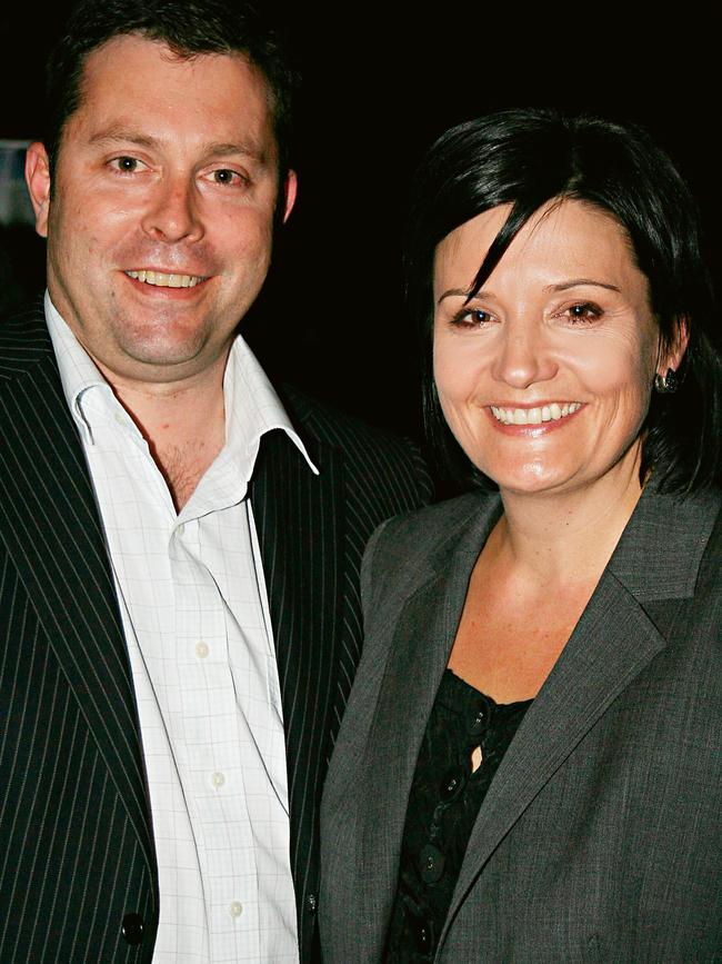 With her husband Stephen Fenn in Sydney in 2009. (Picture: Supplied)