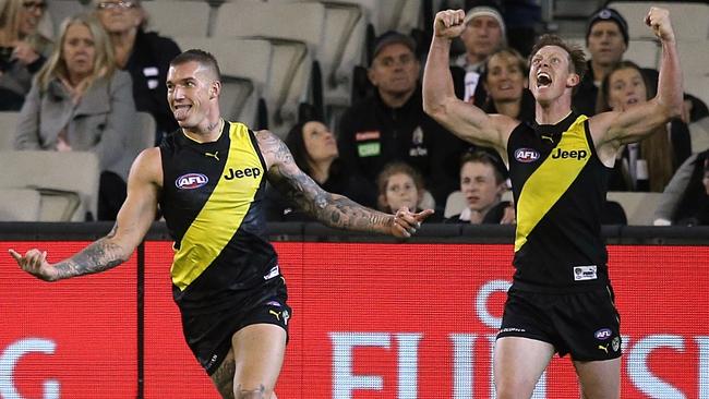 The Tigers boast major star power including Dustin Martin and Jack Riewoldt. Picture: Wayne Ludbey