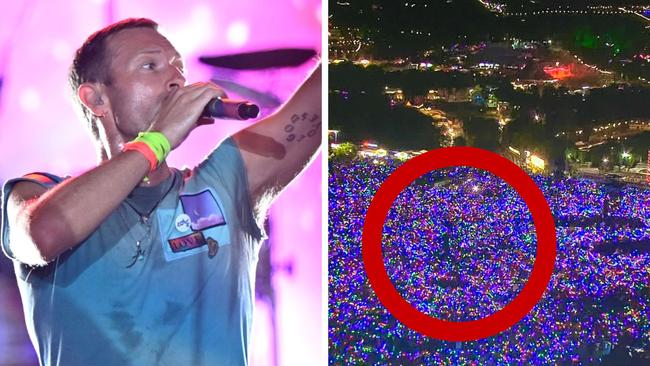 Coldplay have broken a major record as they took to the Glastonbury stage overnight.