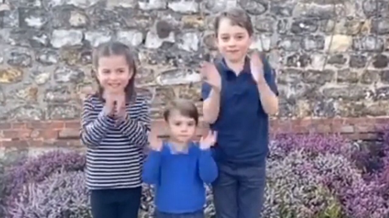 Adorable Princess Charlotte, Prince Louis and Prince George help us all temporarily forget the royal mess the Palace is in. Picture: Instagram.