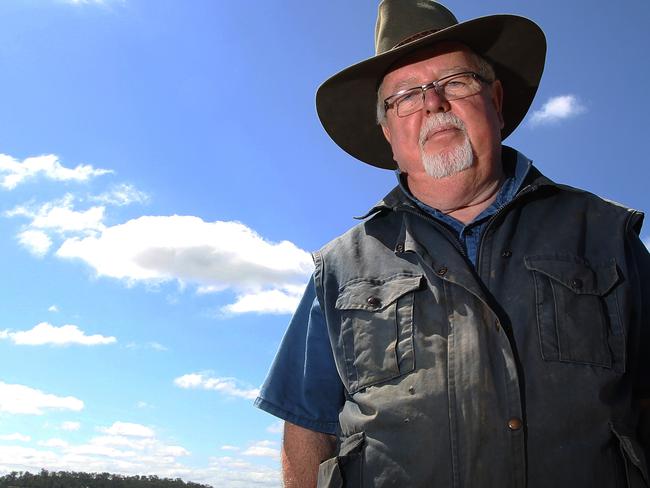 LNP Senator Barry O'Sullivan on his property just outside Toowoomba. Picture: Michael Ross