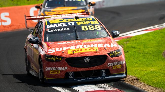 Craig Lowndes drives his Gen2 #88 Supercheap Auto Racing Holden Commodore ZB during the Bathurst 1000, which is race 30 of 2022 Supercars Championship Season at Mount Panorama on October 09, 2022 in Bathurst, Australia. (Photo by Daniel Kalisz/Getty Images)