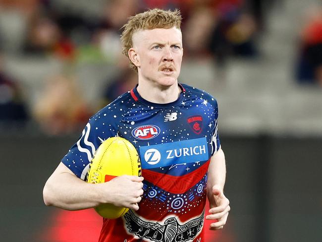 SuperCoaches will be thinking long and hard about whether to start Clayton Oliver. Picture: Michael Willson/AFL Photos via Getty Images