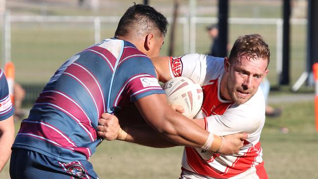 Ormeau and Currumbin in action. Picture: Mike Batterham