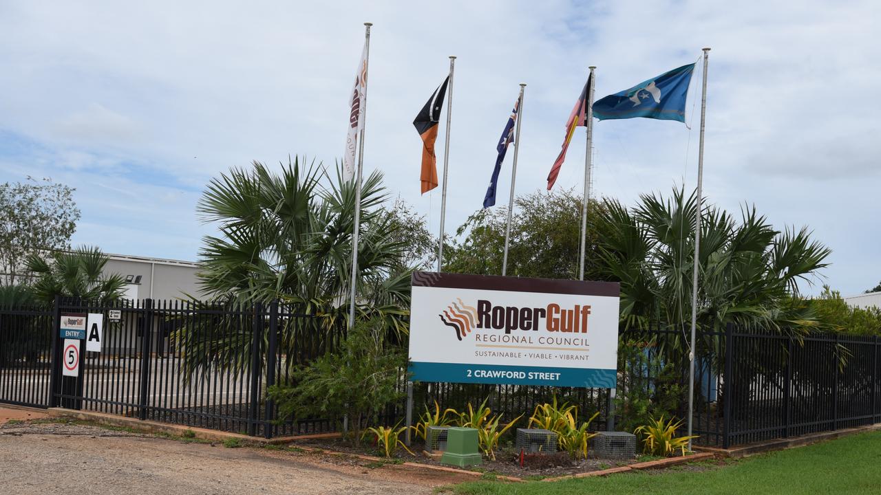 Roper Gulf Regional Council chambers at Katherine. Picture: Alex Treacy