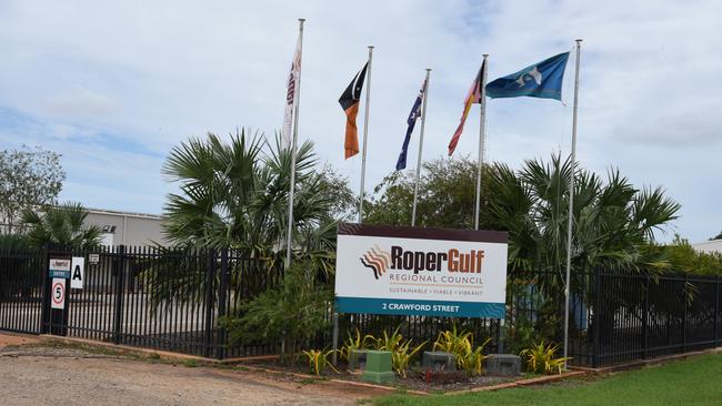 Roper Gulf Regional Council chambers at Katherine. Picture: Alex Treacy