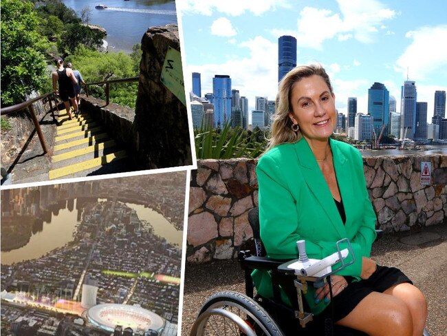 Paralympian Karni Liddell highlights barriers for people with disabilities in Brisbane.