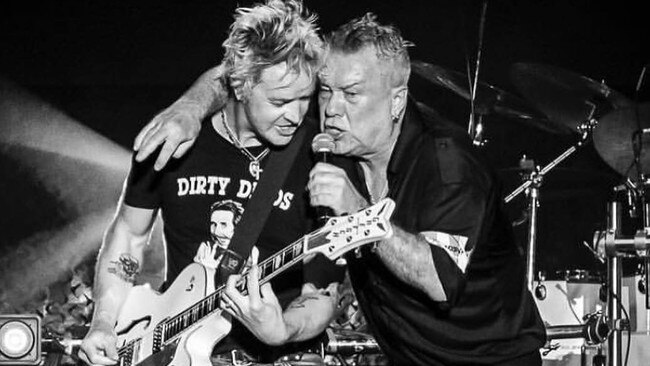 Cheney and his bandmates “survived” the test of opening for Cold Chisel. Picture: Supplied